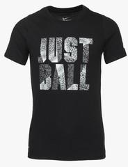 Nike Dfct Lbj Verbiage Yth Black Round Neck T Shirt boys