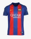 Nike Fcb Yth Ss Hm Stadium Blue Football T Shirt Boys