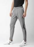 Nike Grey ALPHA DRY Solid Track Pants Men