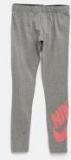 Nike Grey Melange NSW LEG A SEE LGGNG LOGO Sports Casuals Tights Girls