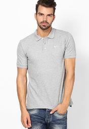 Nike Grey Milange As Matchup Polo Men