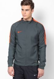 Nike Grey Squad Rev Sdln Woven Jacket Men