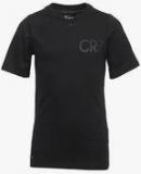 Nike Ronaldo B Nk Logo Black Round Neck T Shirt Boys