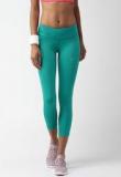 Nike Sea Green As W Nk Pwr Epic Run Crop Tight Fit Capris Women