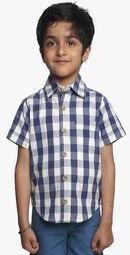 Nino Bambino Navy Blue Casual Shirt Boys