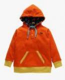 Nino Bambino Orange Solid Winter Jacket boys