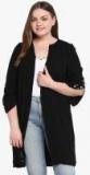 Nubella Black Embellished Shrug Women