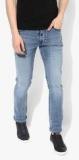 Numero Uno Blue Washed Low Rise Skinny Fit Jeans Men