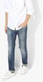 Numero Uno Blue Washed Low Rise Slim Fit Jeans Men