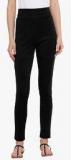 Nun Black Solid Jeggings Women