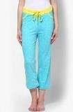 Nuteez Aqua Blue Capri Women