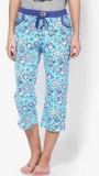 Nuteez Blue Capri Women