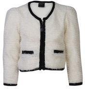 Oh Baby Boutique Off White Winter Jacket girls