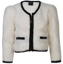 Oh Baby Boutique Off White Winter Jacket girls