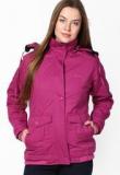 Okane Pink Solid Winter Jacket Women