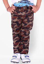 Oks Junior Khaki Trouser Boys