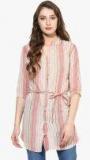 One Femme Multicoloured Striped Tunic Women