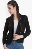 Only Black Printed Fitted Blazer Women