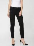 Only Black Skinny Fit Mid Rise Clean Look Stretchable Jeans Women