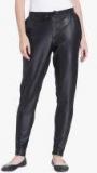 Only Black Solid Coloured Pants Women