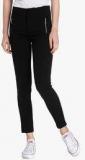 Only Black Solid Skinny Fit Chinos women