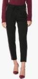 Only Black Striped Slim Fit Coloured Pants Women