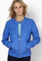 Only Blue Long Sleeve Jacket Women