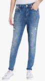 Only Blue Washed Mid Rise Regular Jeans women