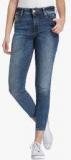 Only Blue Washed Mid Rise Skinny Jeans Women