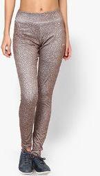 Only Brown Printed Leggings Women