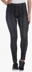 Only Dark Grey Printed Leggings women