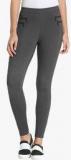 Only Dark Grey Solid Leggings women