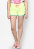 Only Green Printed Shorts Women