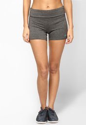 Only Grey Melange Shorts Women