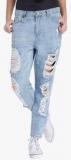 Only Light Blue Mid Rise Slim Jeans women