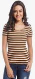 Only Multicoloured Striped T Shirt Women