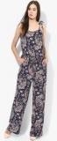 Only Navy Blue Printed Jumpsuit women