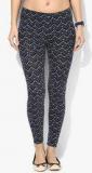 Only Navy Blue Printed Legging women