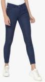 Only Navy Blue Skinny Fit No Fade High Rise Jeans Women