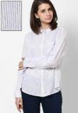 Only Off White Solid Shirt women