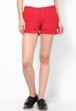 Only Red Shorts Women