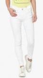 Only White Solid Mid Rise Skinny Fit Jeans women