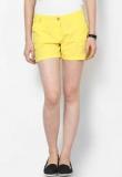 Only Yellow Shorts Women