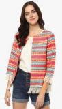 Only You Multicoloured Embroidered Shrug Women