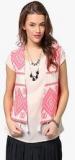 Only You Pink Embroidered Shrug Women