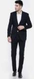 Oxemberg Navy Modern Slim Fit Solid Formal Suit Men