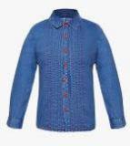 Oxolloxo Blue Solid Regular Fit Casual Shirt Boys