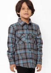 Oxolloxo Grey Casual Shirt boys