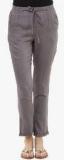 Oxolloxo Grey Solid Chinos women