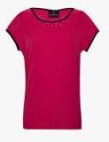 Oxolloxo Pink Solid Regular Top Girls